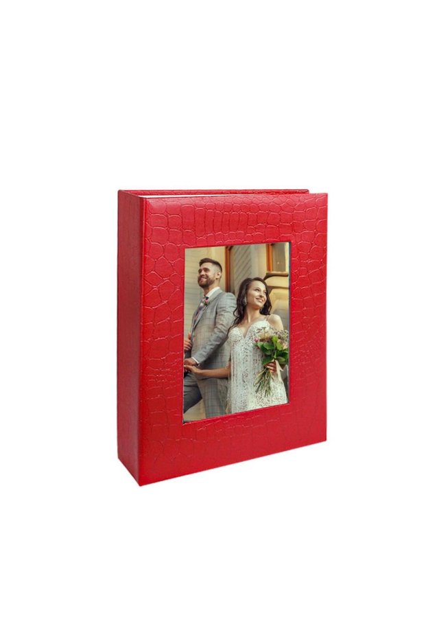 Premium Vinleks Leather 10X15 Photo Album with Windows 200 Photo Slots 10X15 + 1 Cover Photo Album