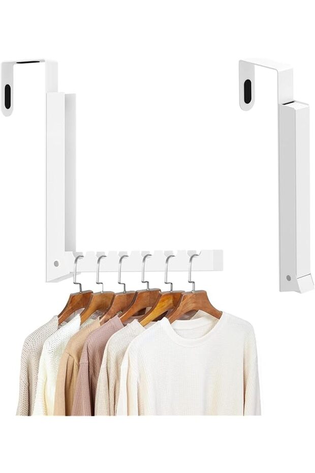 Over The Door Hanger Hooks for Clothes Small Portable Storage Hooks