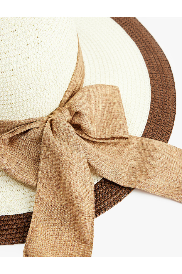 Wide Brim Straw Hat - 3