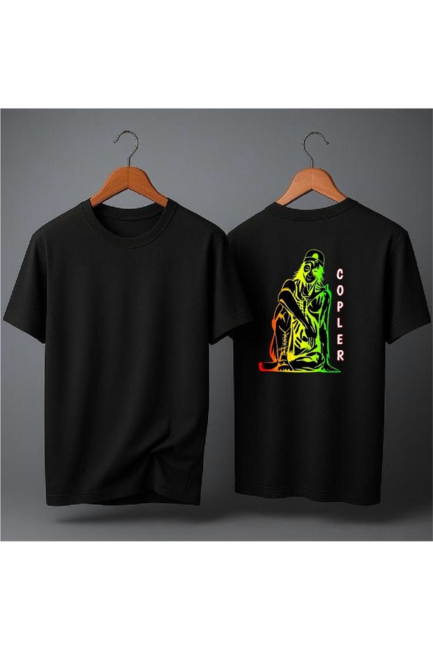 Custom Design Graffiti Themed Printed Oversized T-Shirt