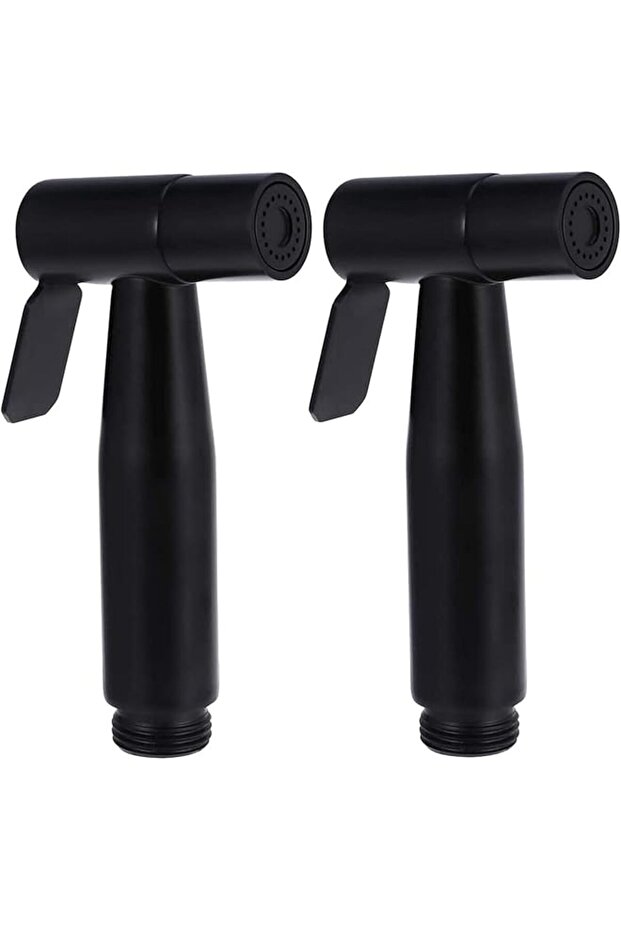 Black Bidet Sprayer for Toilet, 2pcs Handheld Bidet Sprayer Cloth Bathroom Diaper Sprayer