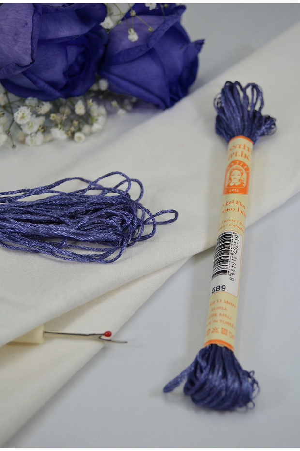 Hand Embroidery Silk, Laundry Silk, Rayon, Shiny Silk Texture, Colorfast