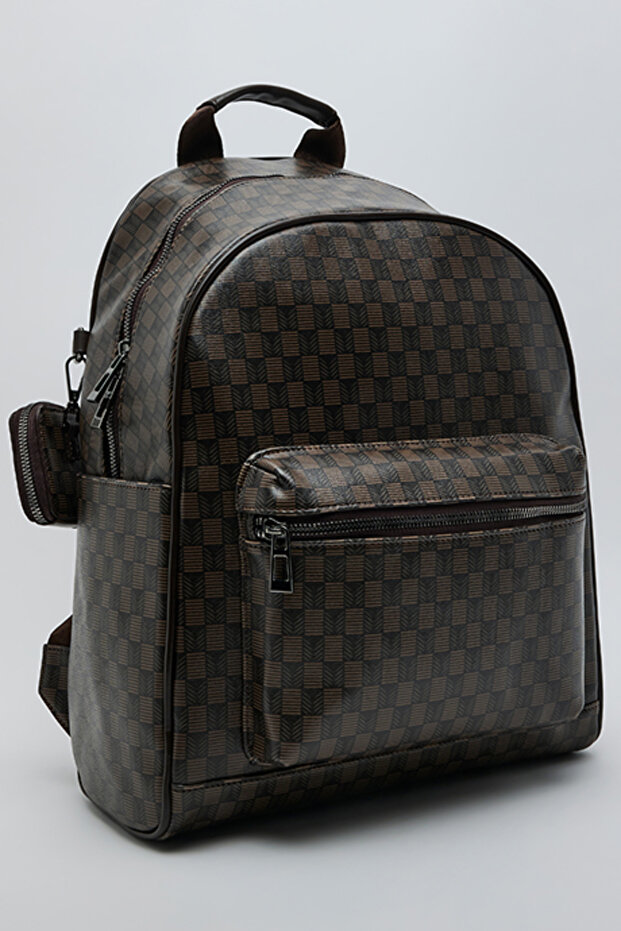 Checked Dome Backpack - 2