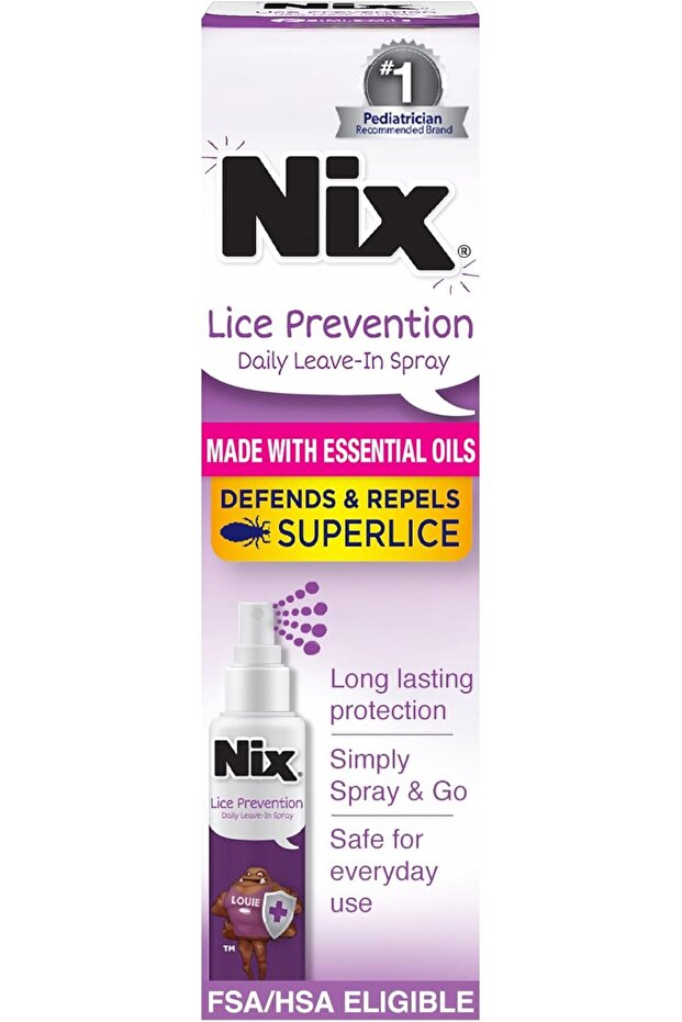 Lice Prevention Spray for Kids, A Daily Leave-In Conditioning Spray to Repel Superlice, 6.0 fl oz