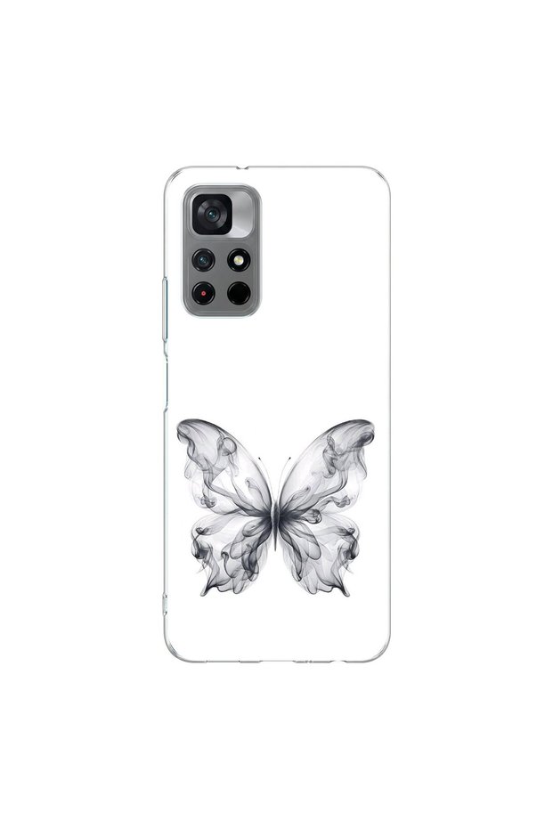 Poco M4 Pro Compatible Butterfly 1 Design Transparent Case