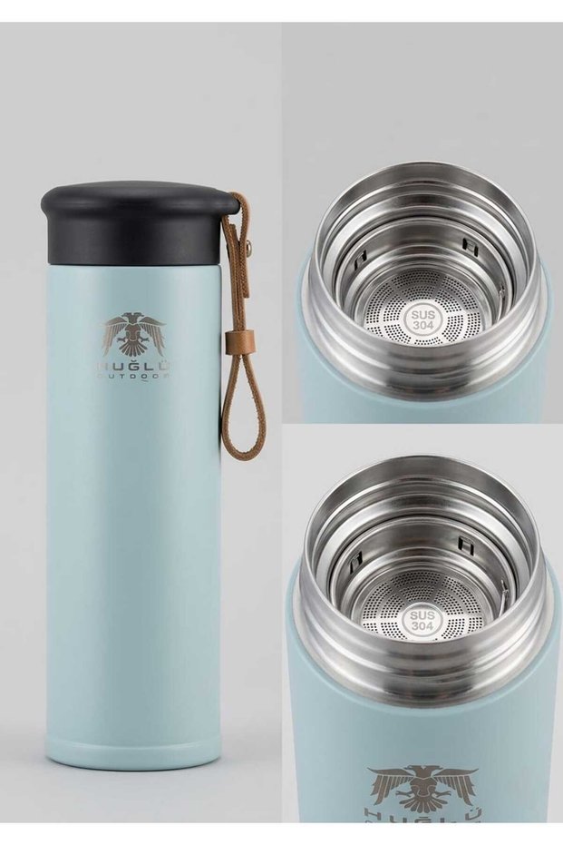 7132 - 500 ml Stainless Steel Thermos Turquoise