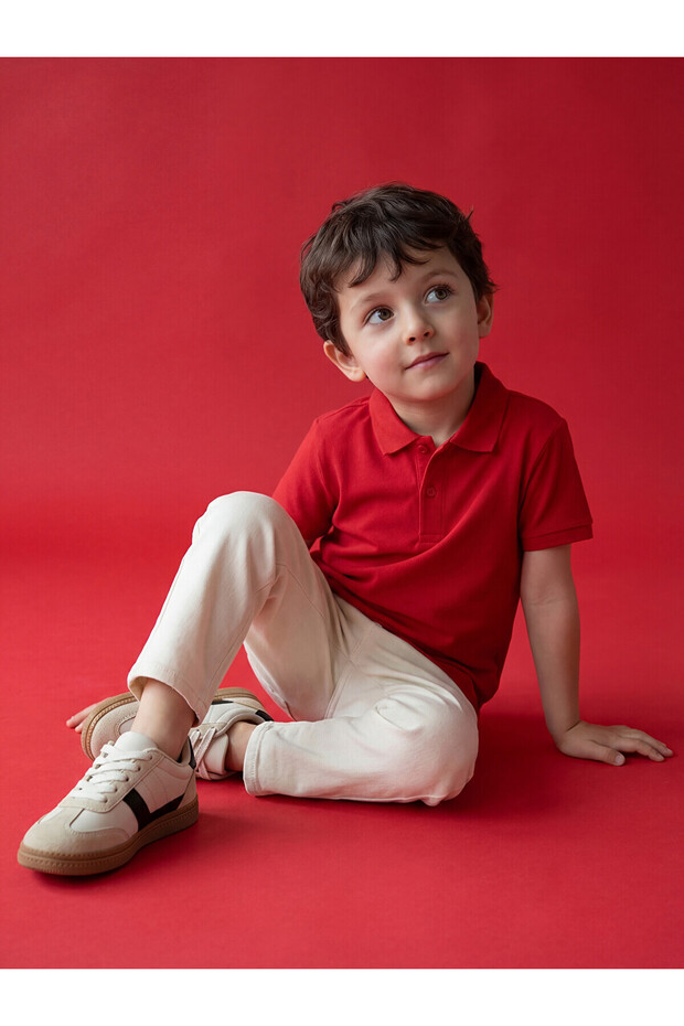 Nevavm Basic Boy's Gabardine Trousers with a Difference