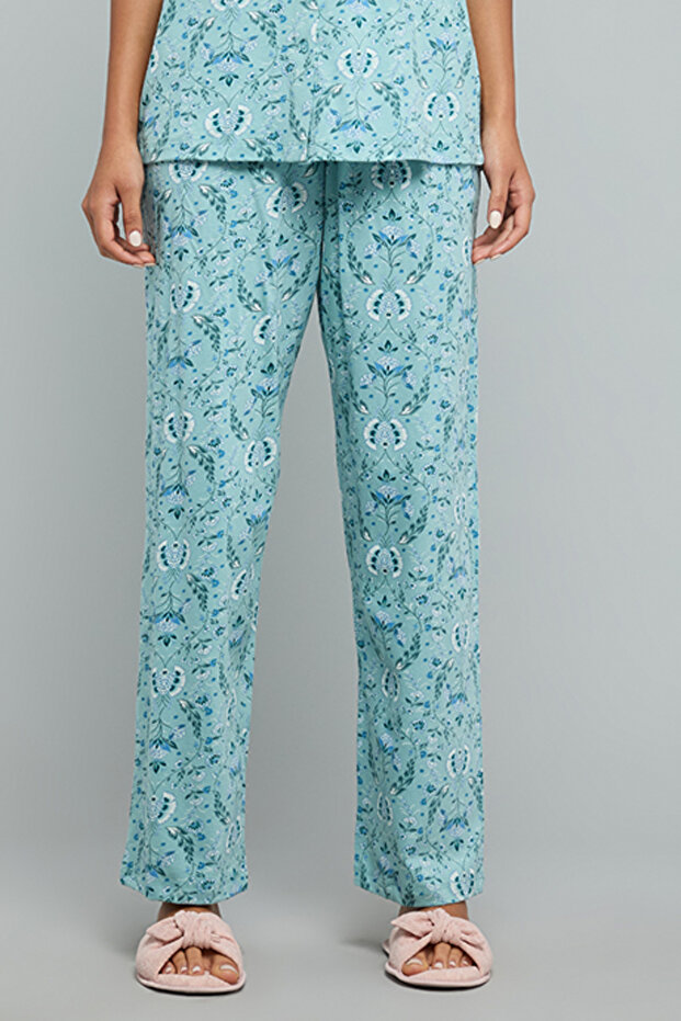 Printed Collared Pyjama Set - 5