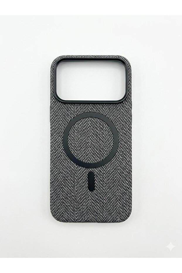 Plain Weave Magnet Case with Magsafe for iPhone 17 Pro - Shockproof Cover