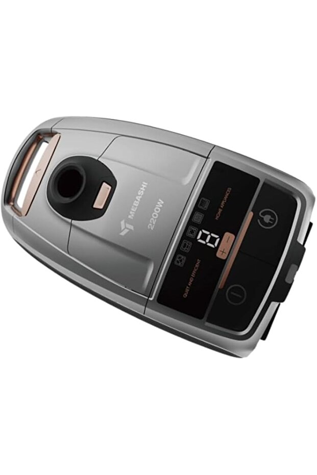 Vacuum Cleaner, 2200W, 5L Capacity, Digital Control Panel with LED Display, Silver (ME-VC3000)
