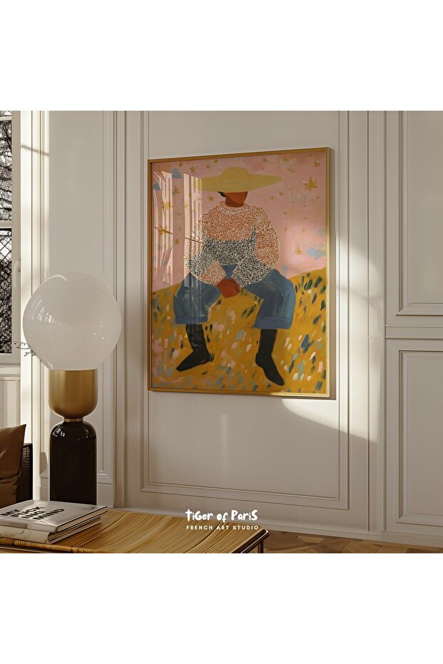 One Piece Hall Painting Cowboy on the Field Vrynt