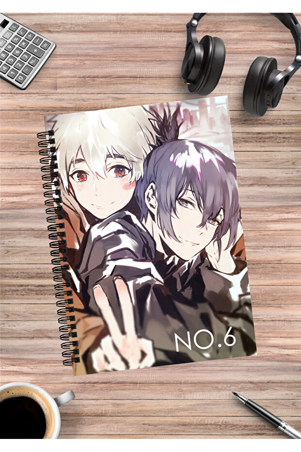 No 6 Bl Anime Spiral Notebook A5 (50 Sheets)