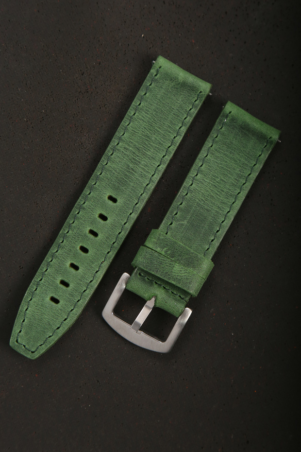 Genuine Leather 22mm Smart Pin Watch Band