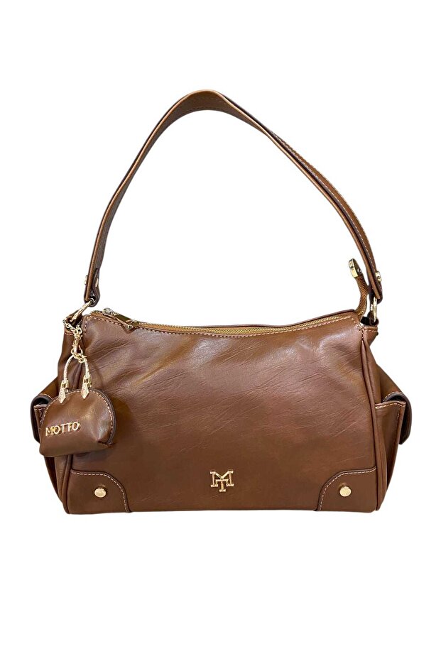 Very Stylish Handbag and a Long Strap Bag in Tan Color