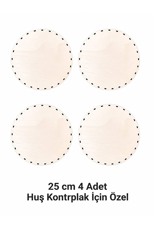 4 Pieces 25 cm Birch Plywood Rattan 4 mm Water Resistant 1. Class