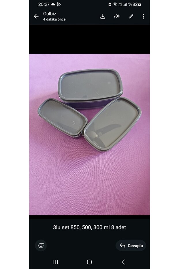 300 ml rectangular storage container
