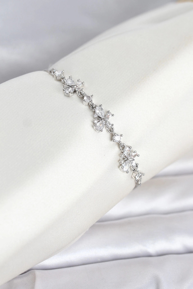 Silver Rk Brass Model Elevator Model Women's Bracelet