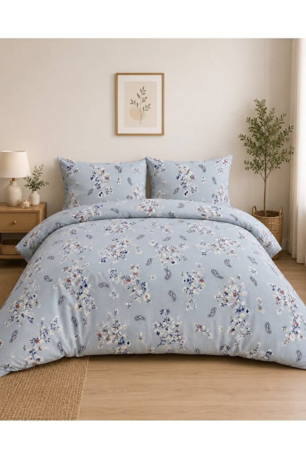 Double Duvet Cover - 2 Pillowcases - King Size - 200 X 220 - Duvet Cover