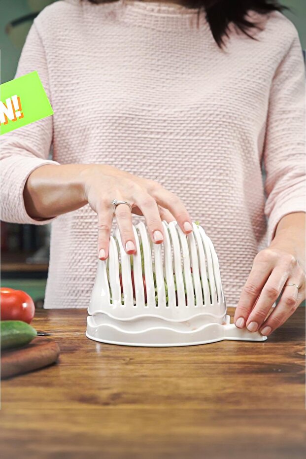 Practical Salad Fruit Slicer & Practical Strainer - 4