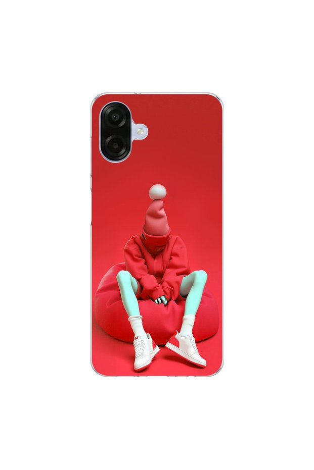 Samsung Galaxy A07 Compatible No Face 7 Design Transparent Case