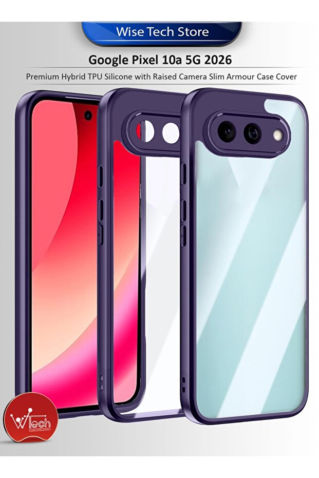 Google Pixel 10a 5G 2026 Premium Hybrid TPU Silicone with Raised Camera Slim Armour Case Cover