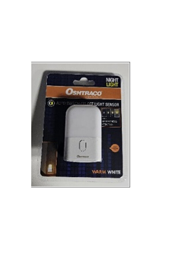 AUTO SENSOR LED NIGHT LIGHT WARM WHITE WITH BRIGHTNESS CONTROL SENSOR