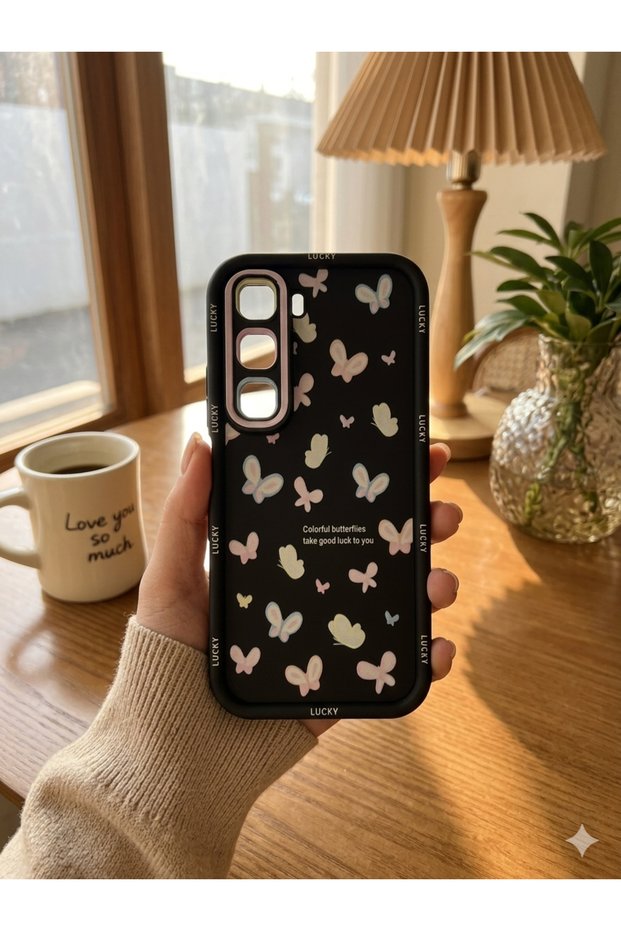 Infinix Hot 60İ Compatible Cute Patterned Premium Phone Case with Camera Protection