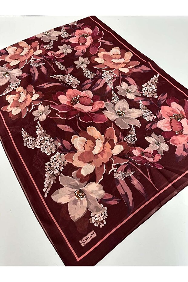 شال قطن أسود LWT3206
