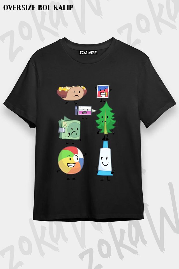 Unisex Loose Fit Bfdi V14 Printed T-Shirt