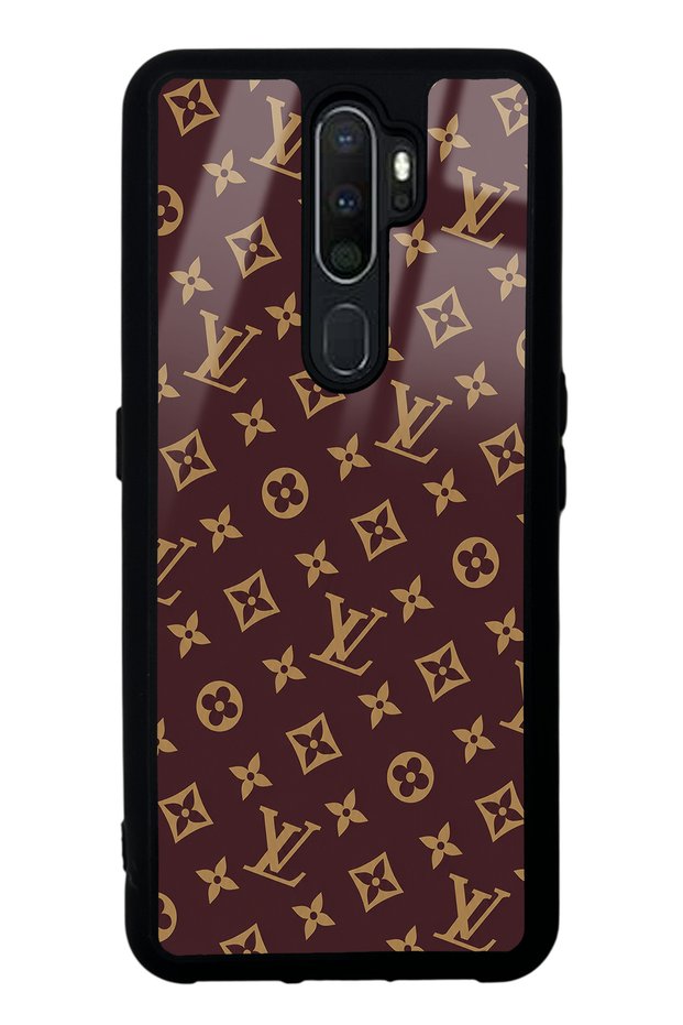 Oppo A5 2020 Red Lv Design Glossy Phone Case