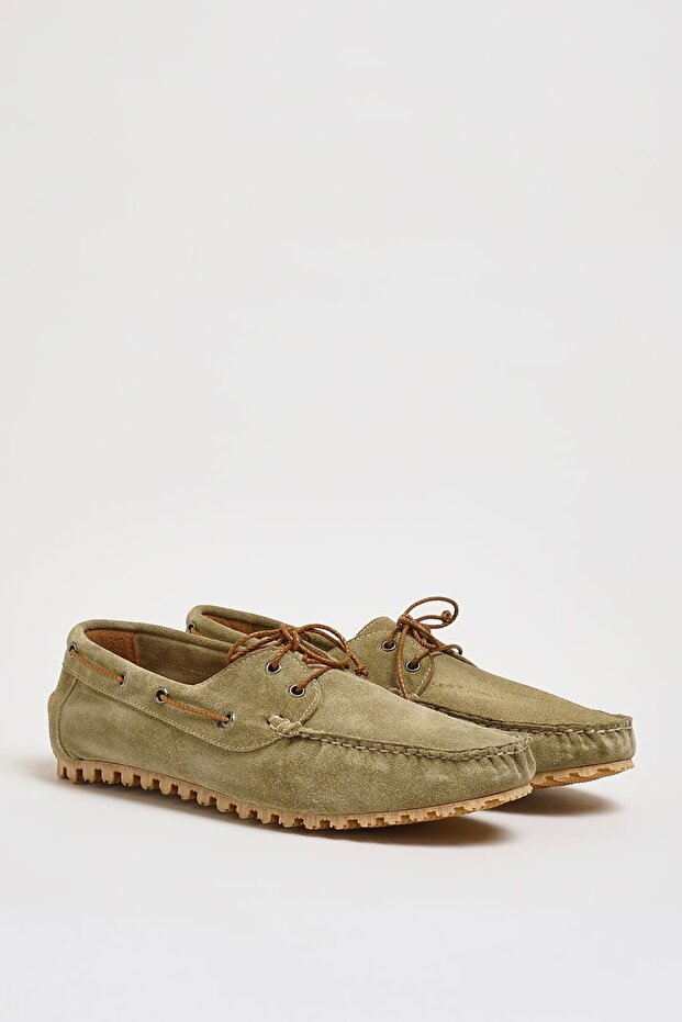 Levinson V2 Model Genuine Suede Leather Rubber Sole Loafer Shoes