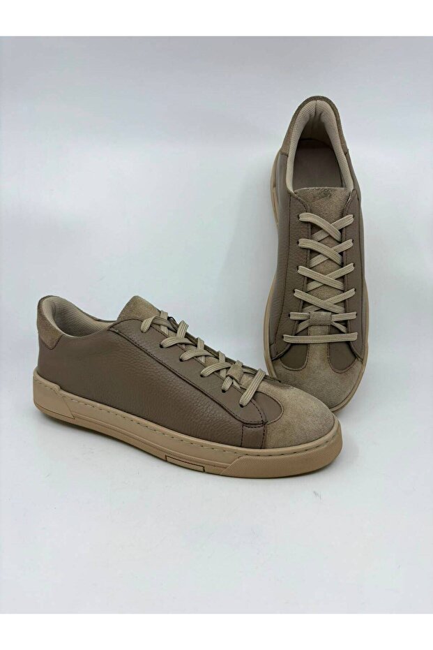 Sand Suede Visonpapuccu Men's Leather Shoes