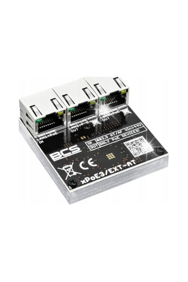 Switch PoE BCS-xPoE3/EXT-AT extender cu 3 porturi