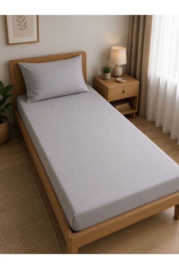 Single Elastic Sheet Set 100X200Cm