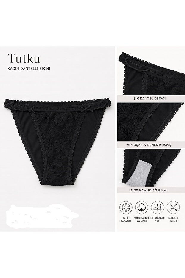 TUTKU DANTELLİ KİLOT