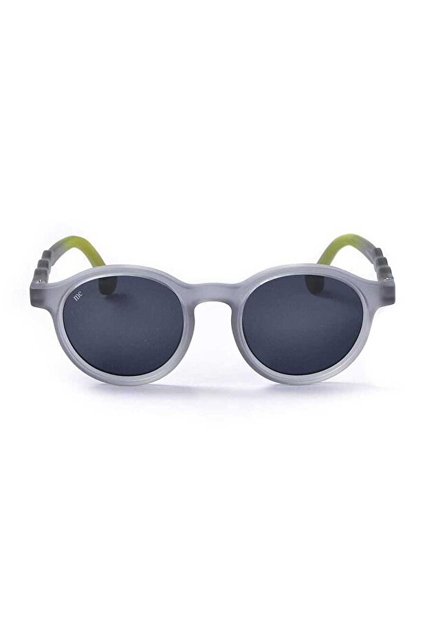 Mammacomica Round Frame Cloud Stone Polarized Unisex Kids Sunglasses Uv Protection - 2-6 Years
