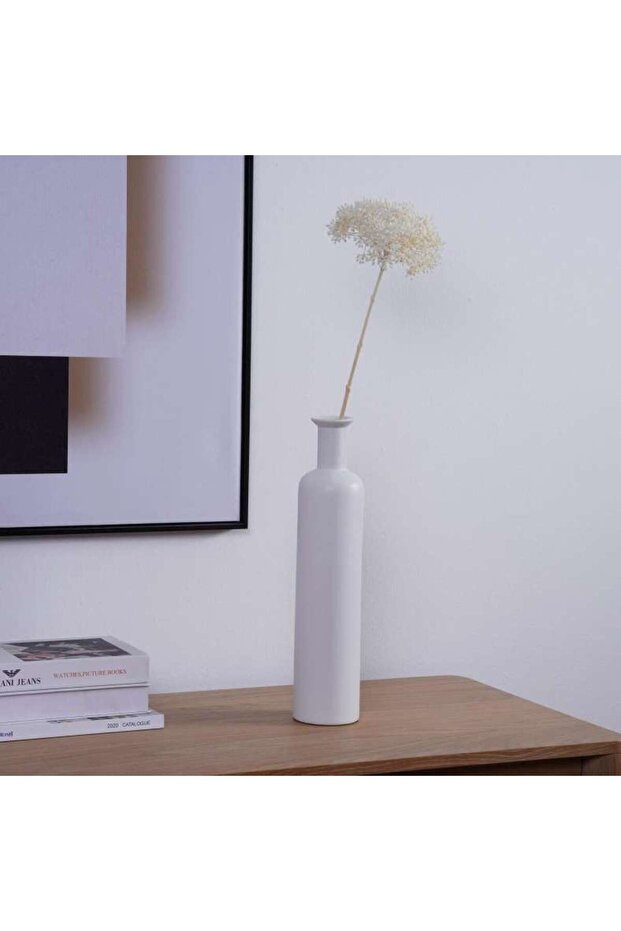 Artificial Wild Little Fruit Stem 17.78x17.78x78.74cm - White