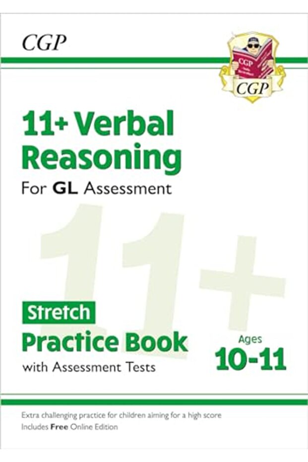 11+ GL كتاب تدريب وتمرينات اختبارات التفكير الشفهي - للأعمار من 10 إلى 11 سنة (مع النسخة الإلكترونية)