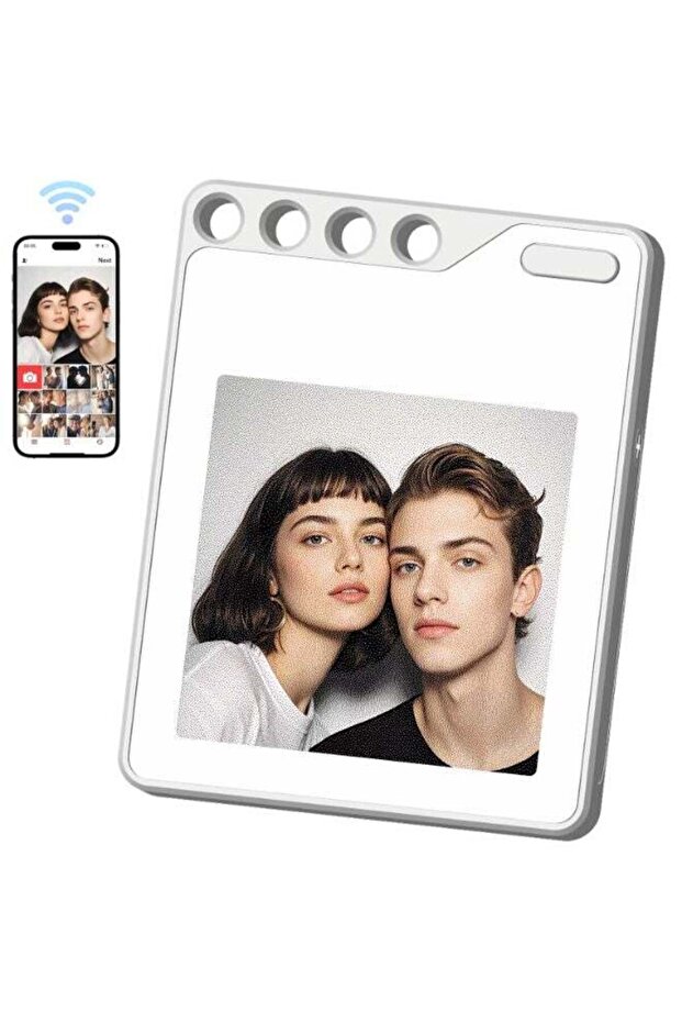 PhotoTag E-Ink Smart Bluetooth Tracker – Compatible with Apple Find My | Customizable Photo Display