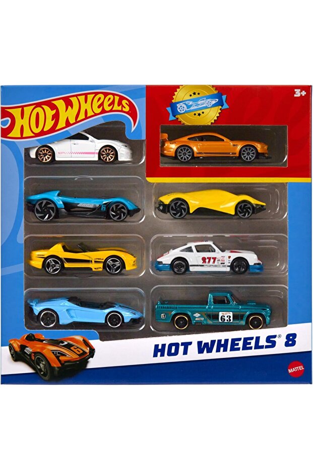 , Set of 8 Basic 1:64 Scale