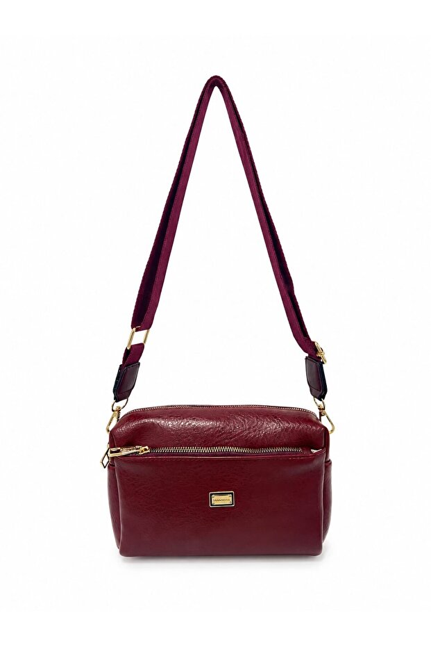 Viatox Vs 1441 Women's Shoulder Bag Handbag Crossbody Bag Claret Red