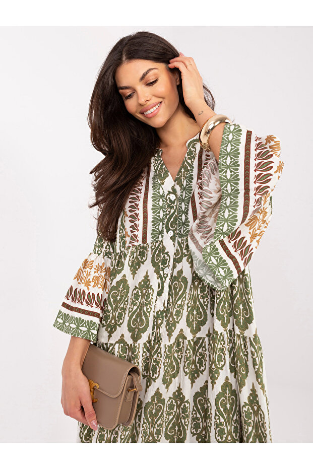 Rochie Dama Khaki - 2