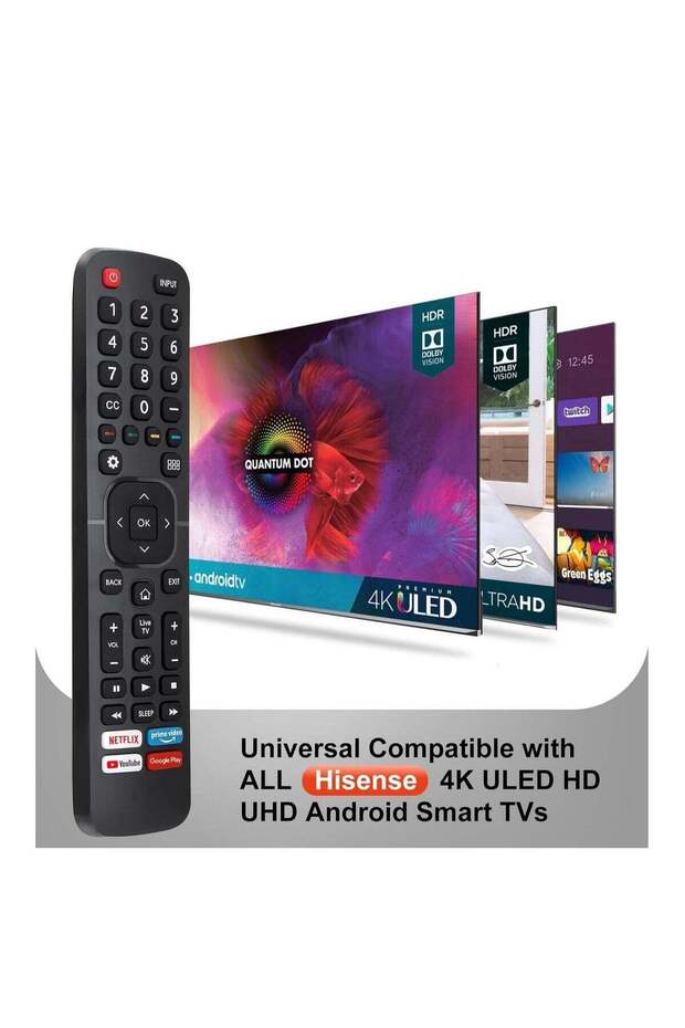 New Universal Remote for All TV Remote, 1 PACK Replacement Control EN2A27 for Smart-TV-Remote