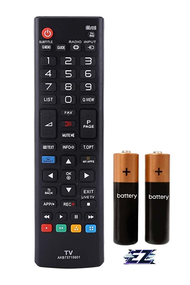 Replacement Remote Control for LG TV 55LN5758 55LN575R 55LN575S 55LN575U 55LN575V with battery