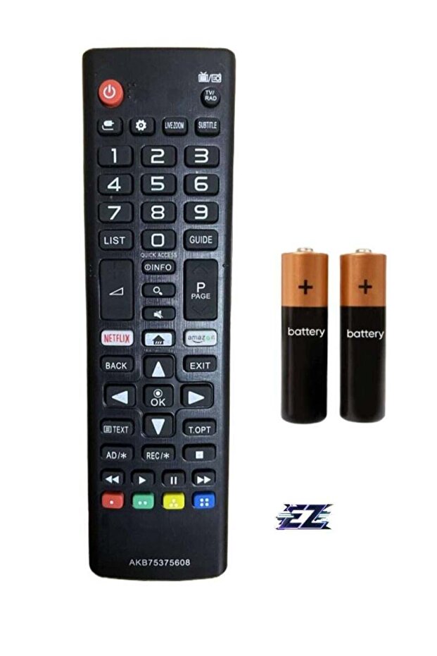 AKB75375608 Remote Control Compatible with LG 4K UHD TV Models - Full Functionality