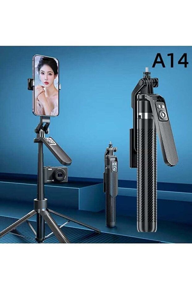 Bluetooth Aluminum Light Handheld Mini Smart Flexible Mobile Tripod – Selfie Phone Stand Holder