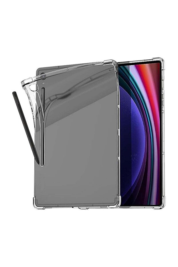 Clear Case Compatible with Samsung Galaxy Tab S9 2023 Tablet Cover, Soft TPU Ultra-Thin Cover