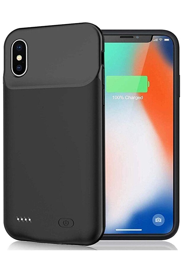 Battery Case for iPhone XS/X/10, 3200mAh Portable Charging Case - Black