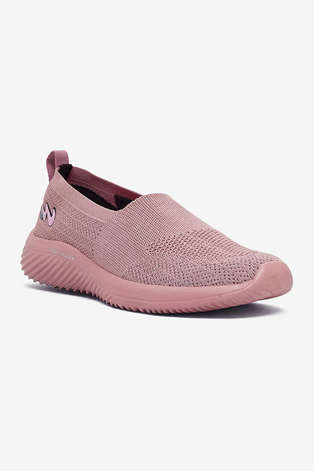 Women Board Memory Foam Slip-On Walking Shoes-Mauve