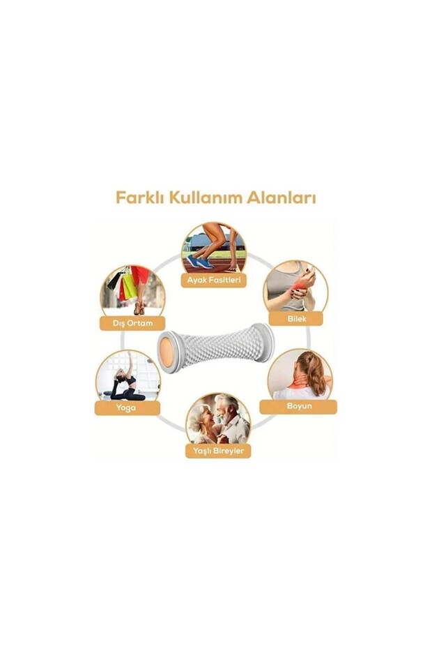 Foot Massage Roller Deep Tissue Massage and Manual Foot Massage Roller with Spiky Surface